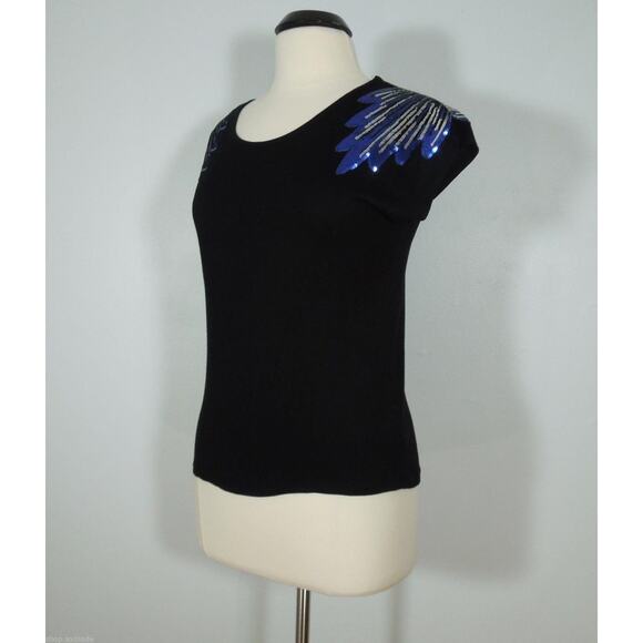 FOREVER 21 Tee S SMALL Sequins Embellished - Picture 5 of 7